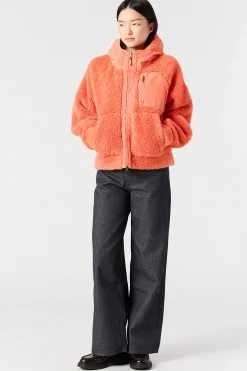 CREAMY - SWEATJACKE MIT DURCHGEHENDEM REIßVERSCHLUSS