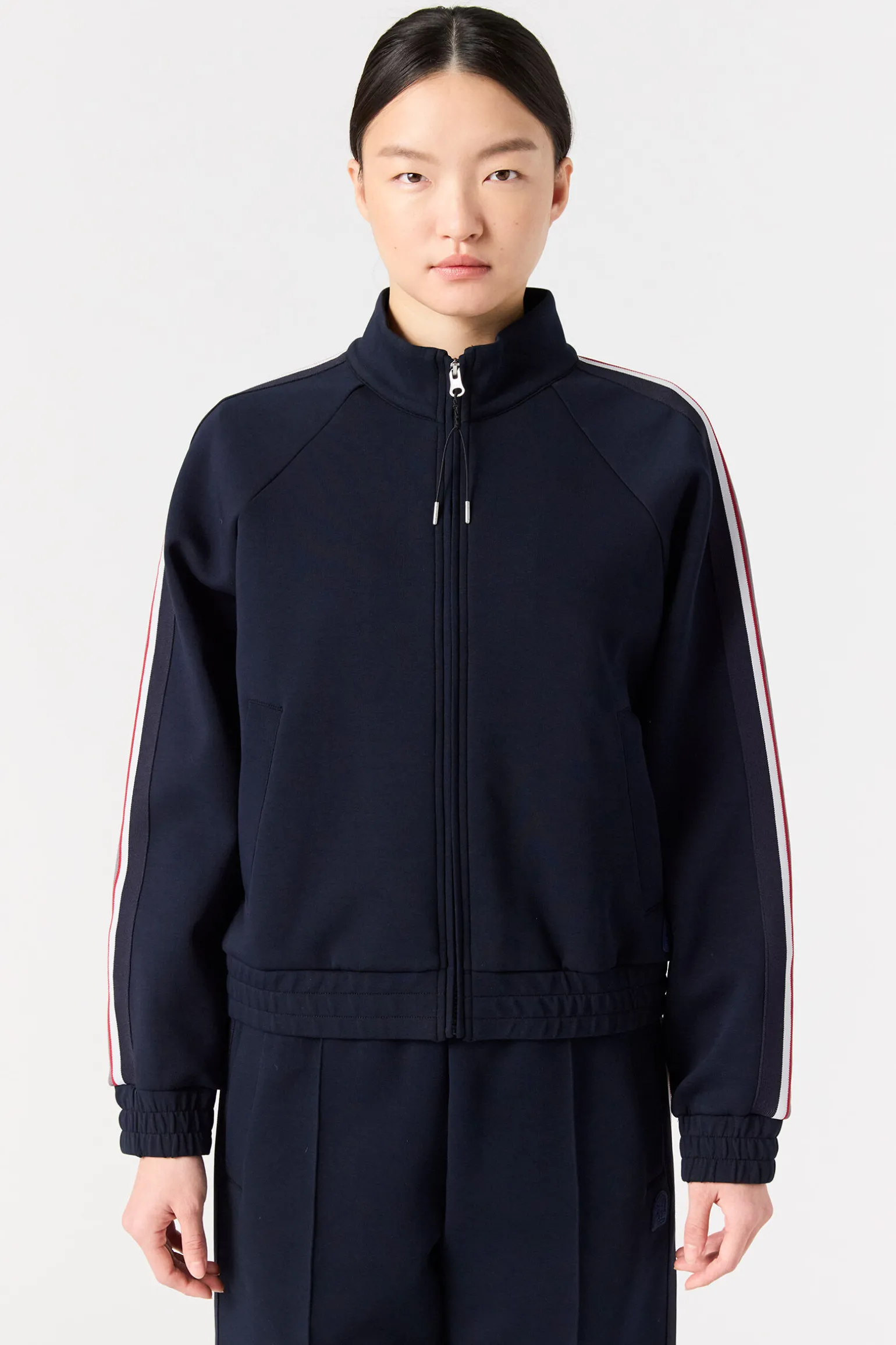 JULIANA - SWEATJACKE MIT DURCHGEHENDEM REIßVERSCHLUSS