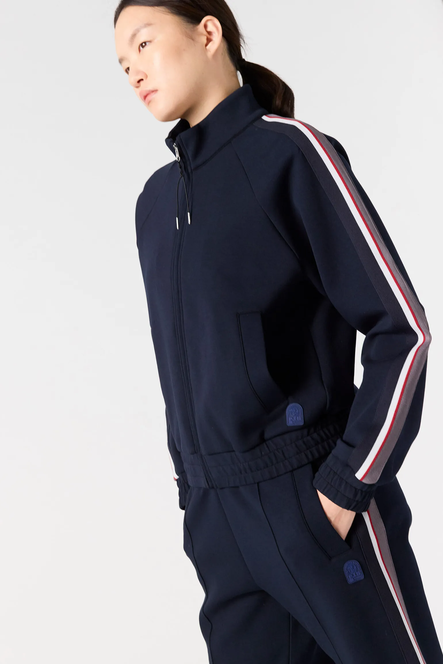 JULIANA - SWEATJACKE MIT DURCHGEHENDEM REIßVERSCHLUSS