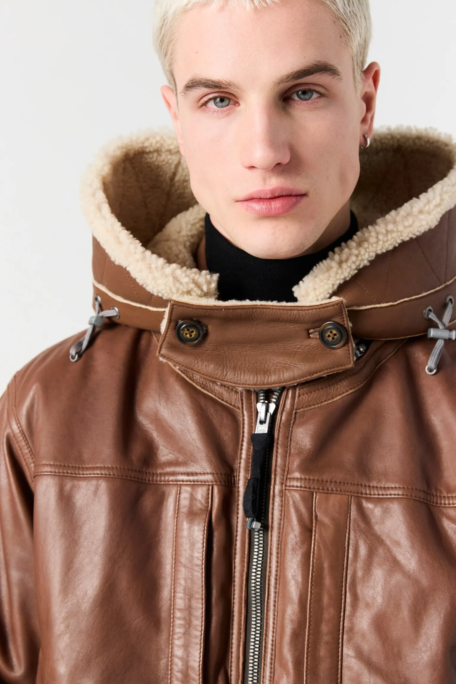 JULIUS SPECIAL - BOMBERJACKE AUS LEDER