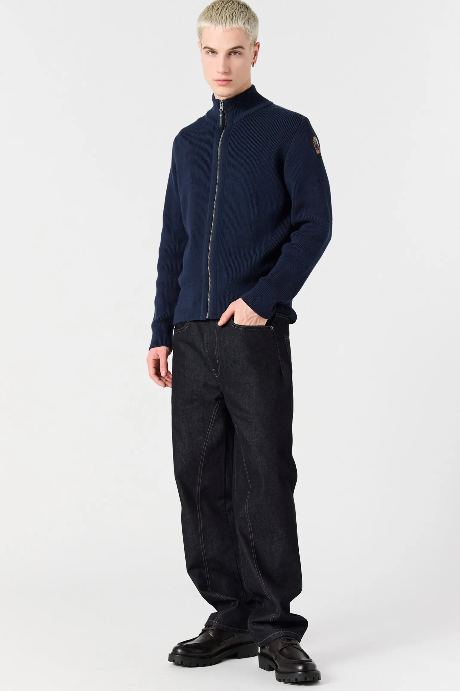 MANNY - CARDIGAN MIT DURCHGEHENDEM REIßVERSCHLUSS