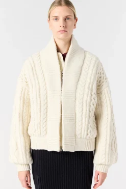 NEZUKO - CARDIGAN MIT DURCHGEHENDEM REISSVERSCHLUSS