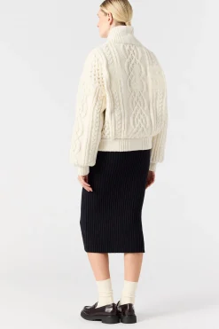 NEZUKO - CARDIGAN MIT DURCHGEHENDEM REISSVERSCHLUSS