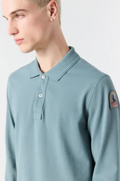 OBERON - LANGARM-POLOSHIRT