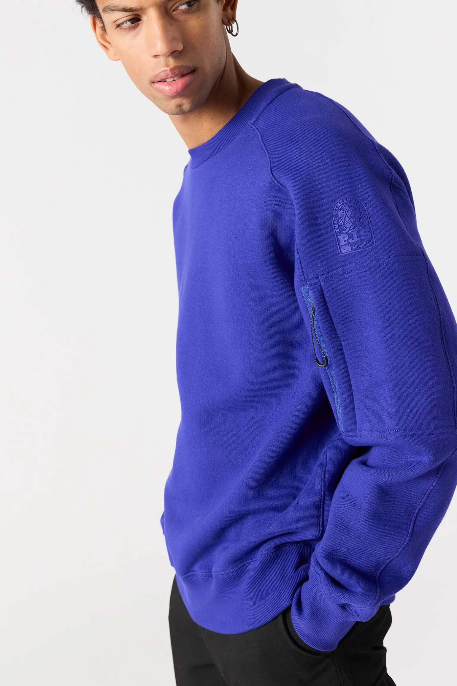 VIGGO - FLEECE MIT RUNDHALSAUSSCHNITT