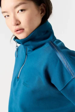 ZENDAYA - SWEATSHIRT MIT HALBEM REIßVERSCHLUSS